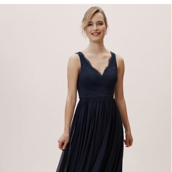 BHLDN Navy Fleur Dress - Picture 2 of 6